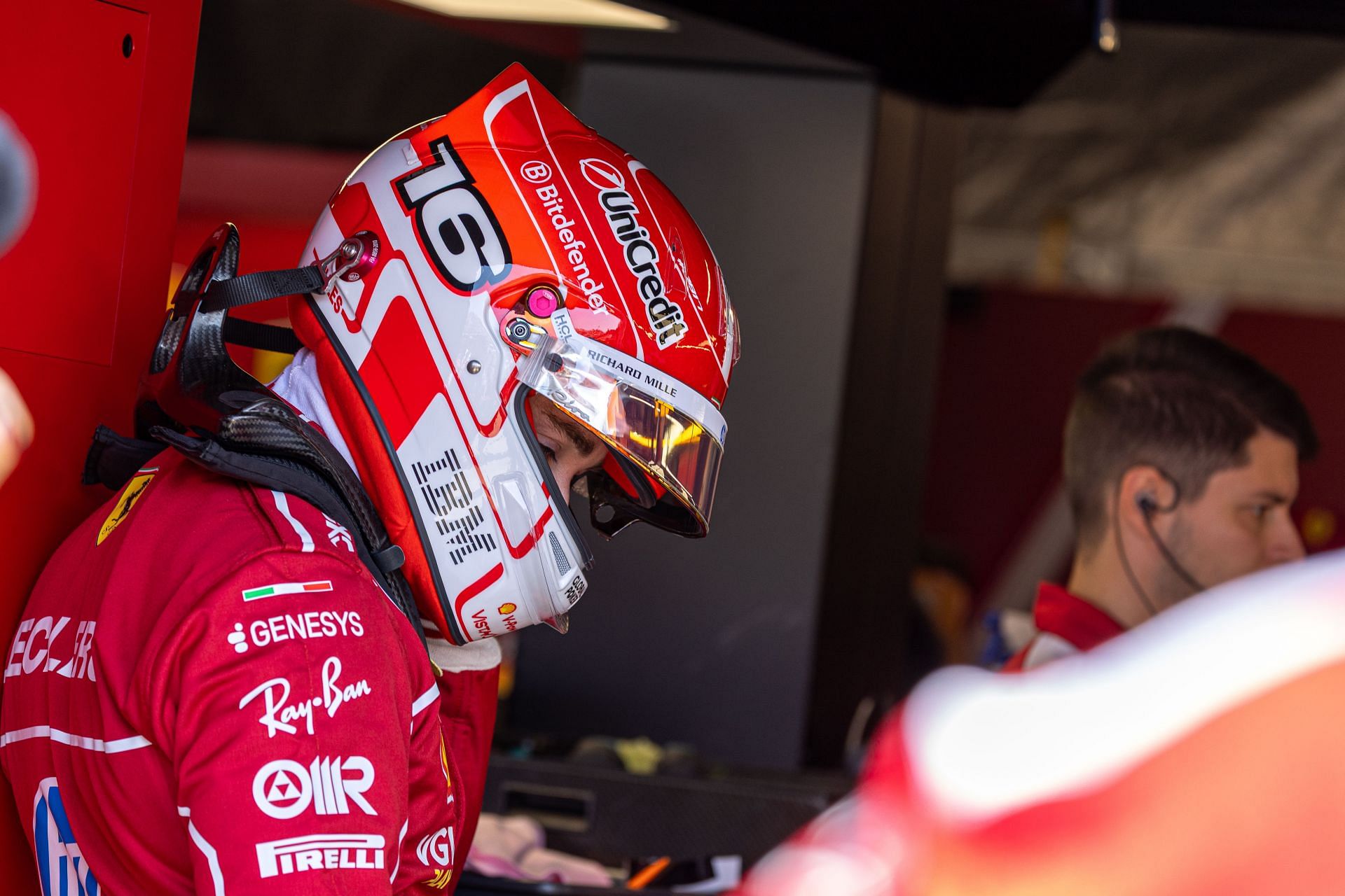 Charles Leclerc (16) Scuderia Ferrari HP SF-25 Ferrari during the Formula 1 Pirelli Grand Prix Du Canada. Source: Getty
